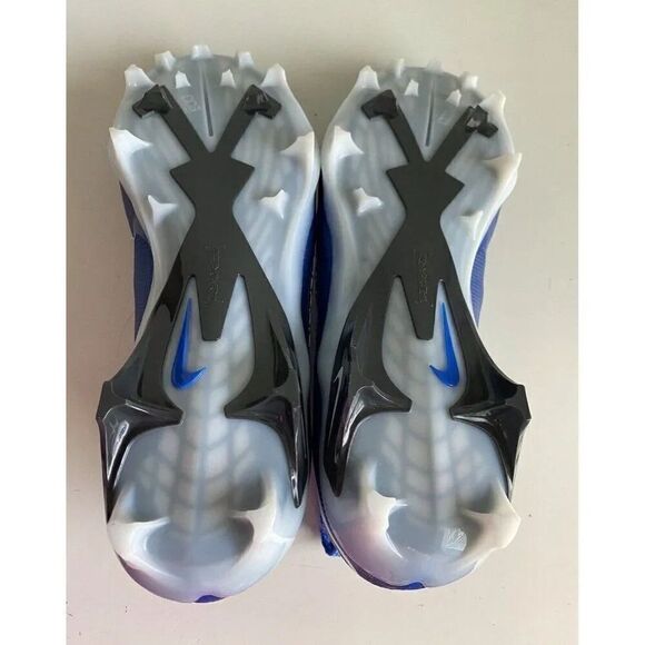 Nike Alpha Menace Elite 3 Flyknit Football Cleats Royal Blue CT6648-414 Men 10.5 - Picture 10 of 12
